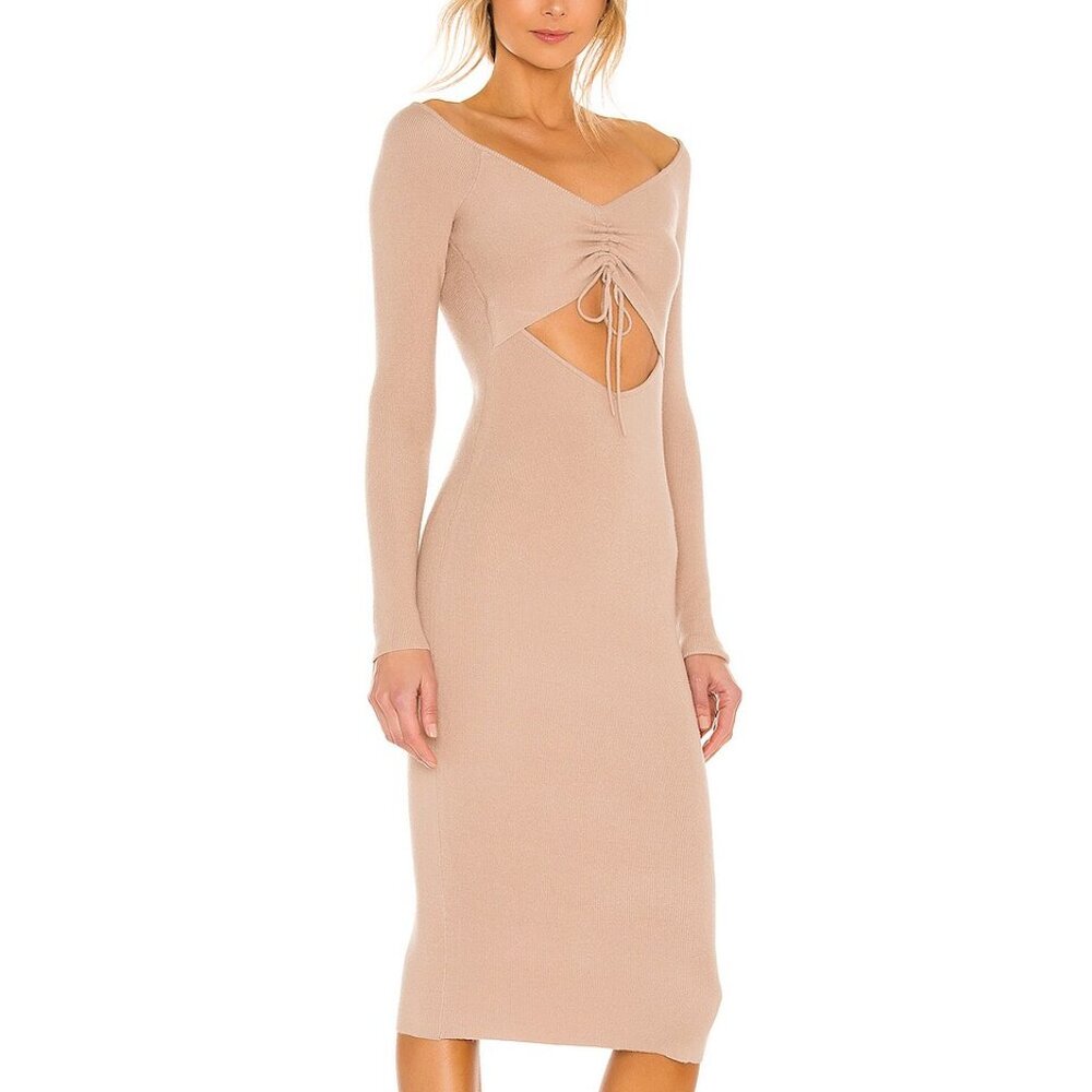 Lovers + Friends Aphra Dress in Nude SZ S